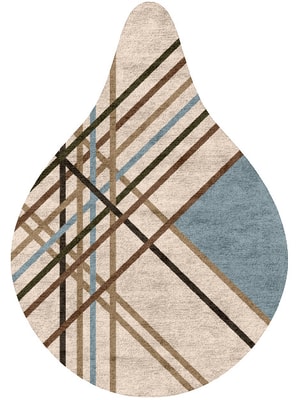 Crosswind Drop Hand Tufted Bamboo Silk custom handmade rug