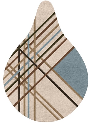 Crosswind Drop Hand Tufted Pure Wool custom handmade rug