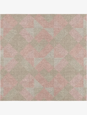 Cubism Square Flatweave New Zealand Wool custom handmade rug
