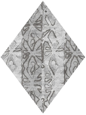 Curio Diamond Hand Knotted Bamboo Silk custom handmade rug