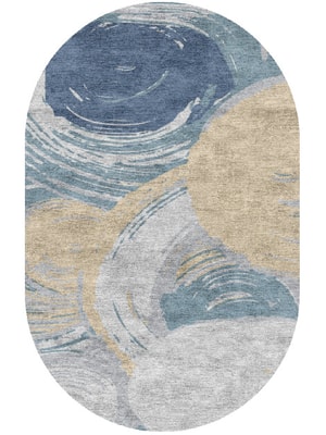 Curl Capsule Hand Knotted Bamboo Silk custom handmade rug
