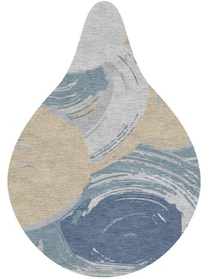 Curl Drop Hand Knotted Tibetan Wool custom handmade rug