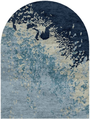 Dawn Dew Arch Hand Knotted Bamboo Silk custom handmade rug