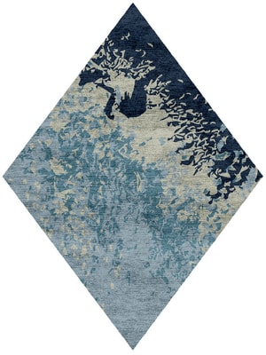 Dawn Dew Diamond Hand Knotted Bamboo Silk custom handmade rug