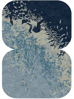 Dawn Dew Eight Hand Knotted Tibetan Wool custom handmade rug