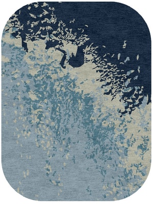 Dawn Dew Oblong Hand Knotted Tibetan Wool custom handmade rug