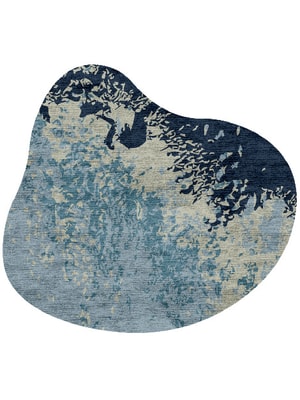 Dawn Dew Splash Hand Knotted Bamboo Silk custom handmade rug