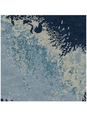 Dawn Dew Square Hand Knotted Tibetan Wool custom handmade rug