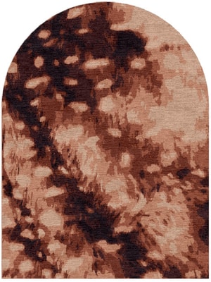 Deer Fur Arch Hand Knotted Tibetan Wool custom handmade rug