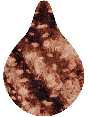 Deer Fur Drop Hand Knotted Bamboo Silk custom handmade rug