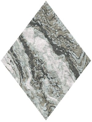 Deluge Diamond Hand Knotted Bamboo Silk custom handmade rug