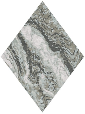 Deluge Diamond Hand Knotted Tibetan Wool custom handmade rug