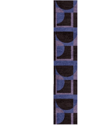 Demilune Runner Flatweave Bamboo Silk custom handmade rug