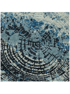 Dendrings Square Hand Knotted Bamboo Silk custom handmade rug