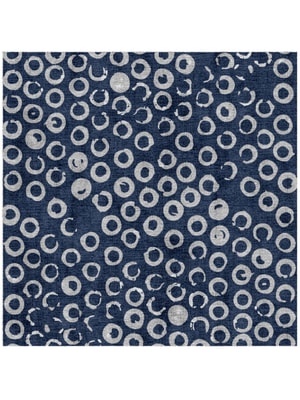 Destine Square Hand Knotted Bamboo Silk custom handmade rug