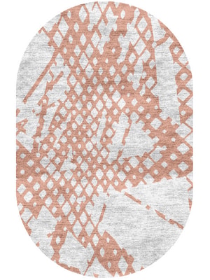 Diamond Slashes Capsule Hand Knotted Bamboo Silk custom handmade rug