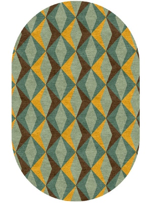 Diamond Waves Capsule Hand Knotted Tibetan Wool custom handmade rug