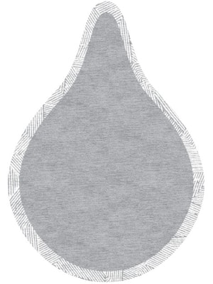 Dole Drop Hand Knotted Tibetan Wool custom handmade rug