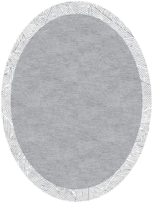 Dole Oval Hand Knotted Tibetan Wool custom handmade rug