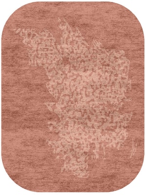 Dotted Stone Oblong Hand Knotted Bamboo Silk custom handmade rug