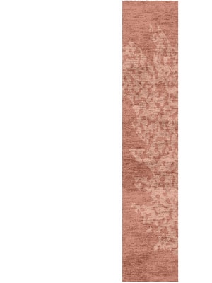 Dotted Stone Runner Hand Knotted Bamboo Silk custom handmade rug