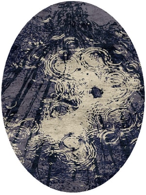 Duende Oval Hand Knotted Bamboo Silk custom handmade rug