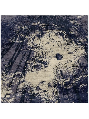 Duende Square Hand Knotted Bamboo Silk custom handmade rug