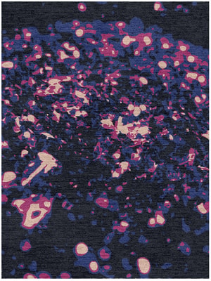 Embers Rectangle Hand Knotted Tibetan Wool custom handmade rug