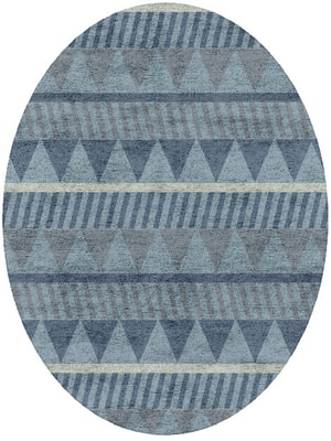 Emrooz Oval Hand Tufted Bamboo Silk custom handmade rug
