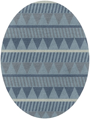 Emrooz Oval Hand Tufted Pure Wool custom handmade rug
