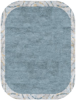 Ennui Oblong Hand Knotted Bamboo Silk custom handmade rug