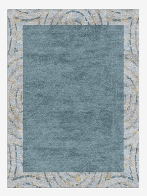 Ennui Rectangle Hand Knotted Bamboo Silk custom handmade rug