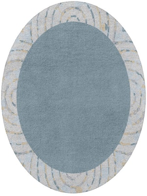 Ennui Oval Hand Tufted Pure Wool custom handmade rug