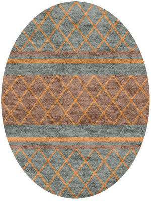 Entwine Oval Hand Knotted Bamboo Silk custom handmade rug