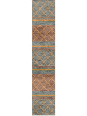 Entwine Runner Hand Knotted Bamboo Silk custom handmade rug