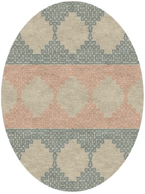 Eos Oval Hand Knotted Tibetan Wool custom handmade rug