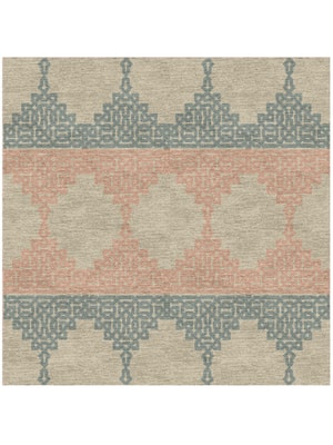 Eos Square Hand Knotted Tibetan Wool custom handmade rug