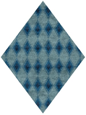 Eyelet Diamond Hand Knotted Bamboo Silk custom handmade rug