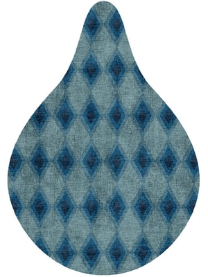 Eyelet Drop Hand Knotted Bamboo Silk custom handmade rug