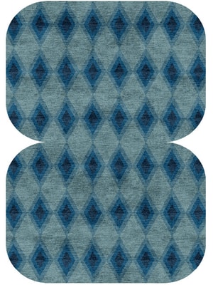 Eyelet Eight Hand Knotted Bamboo Silk custom handmade rug