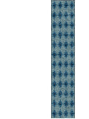 Eyelet Runner Hand Knotted Tibetan Wool custom handmade rug