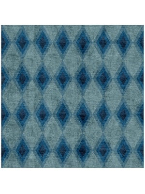 Eyelet Square Hand Knotted Bamboo Silk custom handmade rug