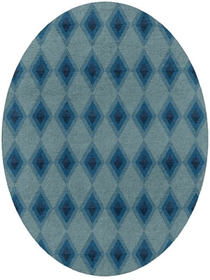Eyelet Oval Hand Tufted Pure Wool custom handmade rug