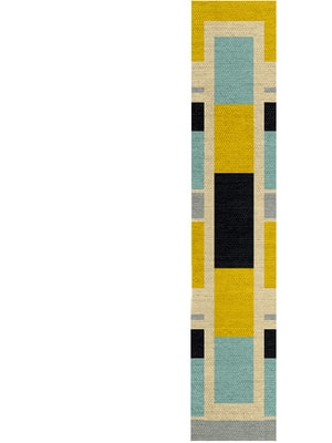Factions Runner Flatweave Bamboo Silk custom handmade rug