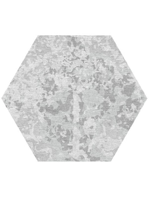 Farrago Hexagon Hand Knotted Tibetan Wool custom handmade rug