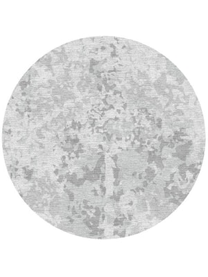 Farrago Round Hand Knotted Tibetan Wool custom handmade rug