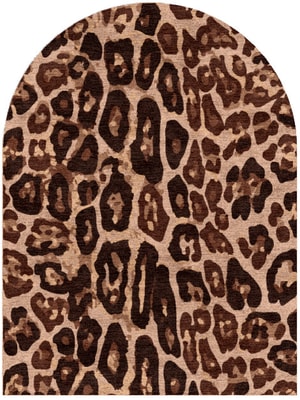 Fawn Spots Arch Hand Knotted Bamboo Silk custom handmade rug