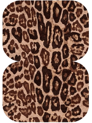 Fawn Spots Eight Hand Knotted Bamboo Silk custom handmade rug