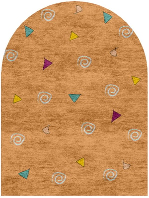 Fiesta Arch Hand Knotted Bamboo Silk custom handmade rug