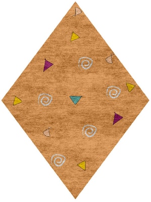 Fiesta Diamond Hand Knotted Bamboo Silk custom handmade rug